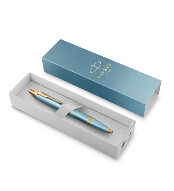 Parker IM Writing Rituals zelena kemijska olovka u originalnoj poklon kutiji s uzorkom.