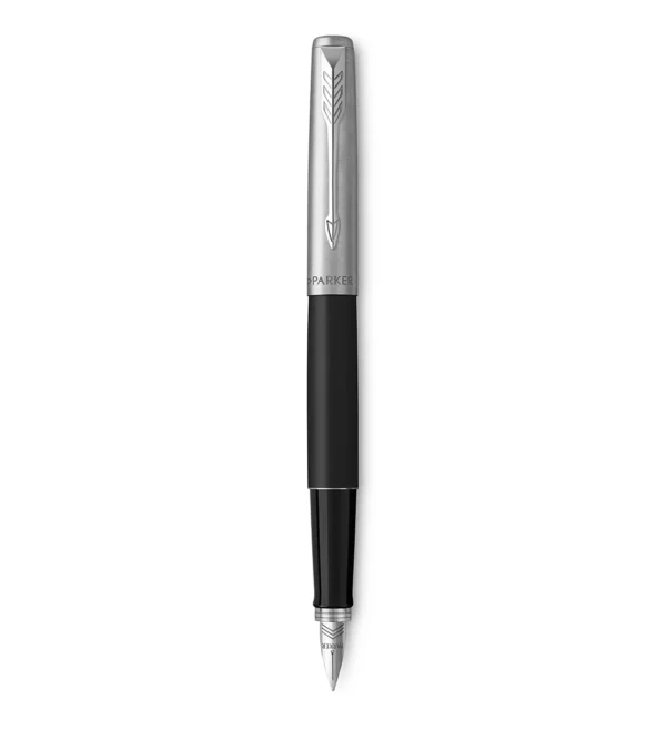 Puni prikaz Parker Jotter Bond Street crna CT (Kromirani detalji) nalivpero. Puni prikaz Parker Jotter Bond Street crna CT (Kromirani detalji) nalivpero.