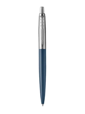 Puni prikaz Parker Jotter XL Mat plava CT kemijska olovka većeg formata.