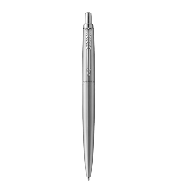 Puni prikaz Parker Jotter XL Monochrome Nehrđajući čelik CT kemijska olovka.